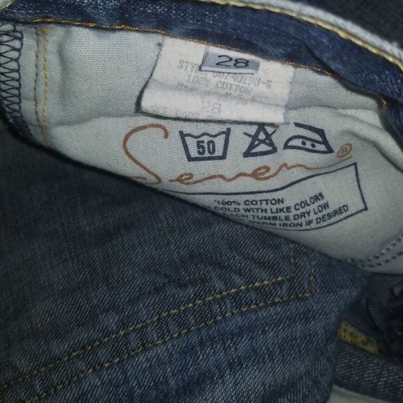 7 FOR ALL MANKIND (7FAM) Flare 28x27 - Picture 4 of 8